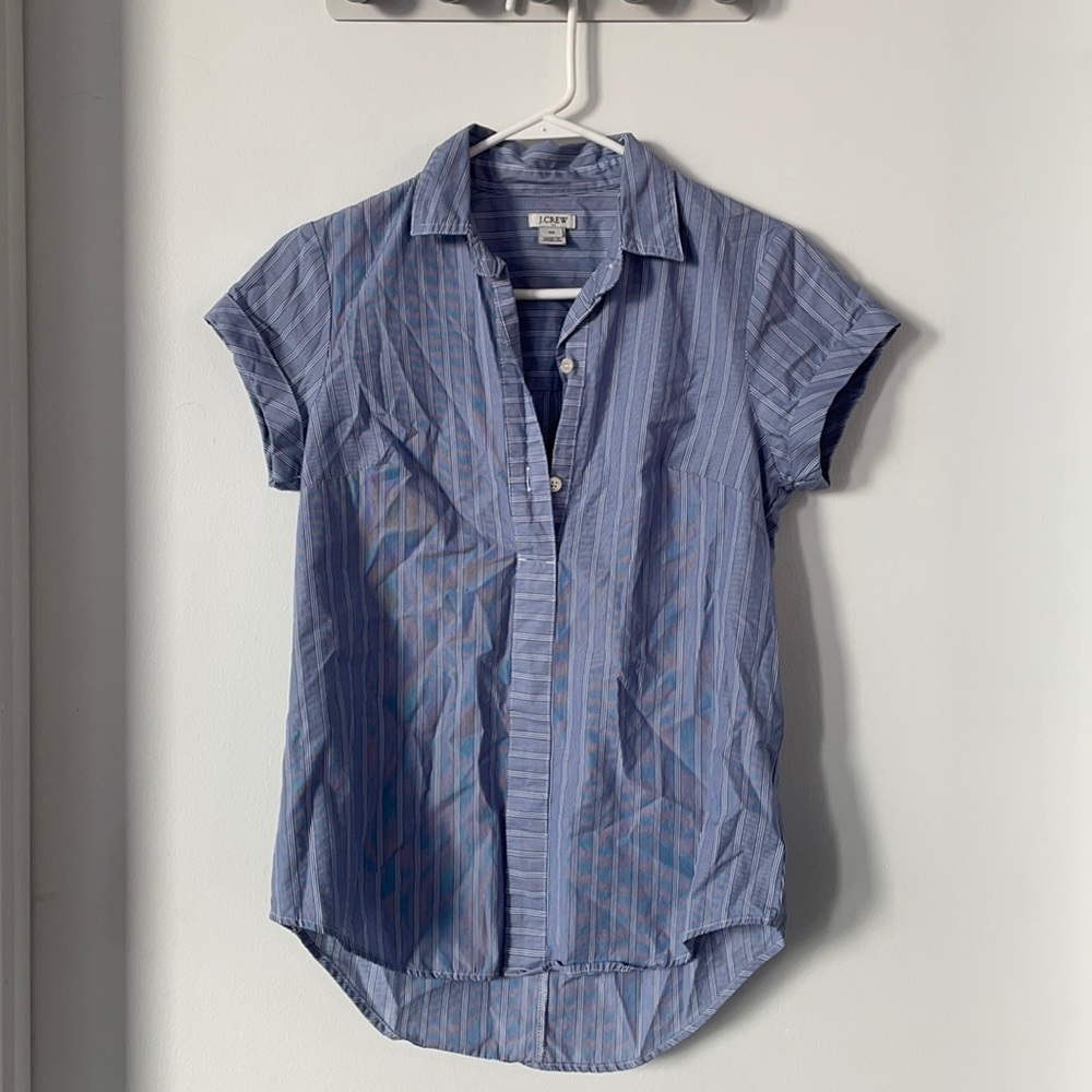 J. Crew short-sleeve button-up shirt